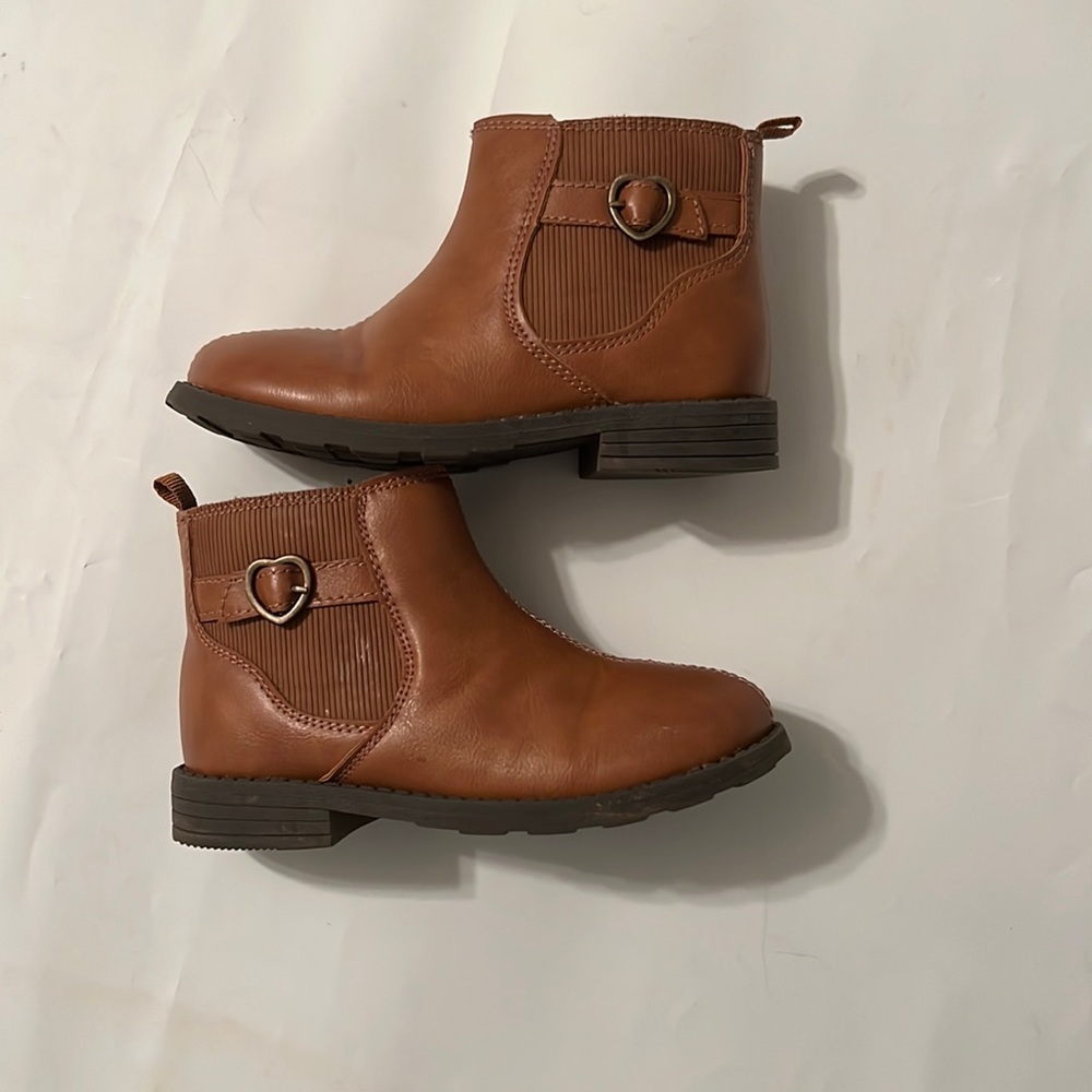 Carters Kid Heart Buckle Boots